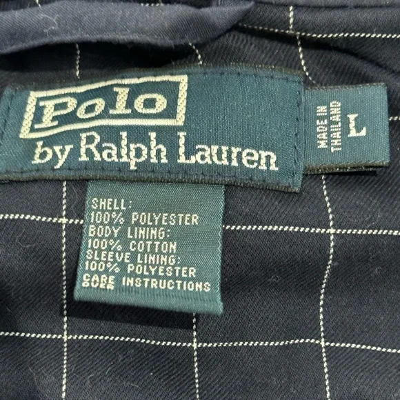POLO by RALPH LAURENLIGHTWEIGHT ZIP UP JACKET SIZE: Large
